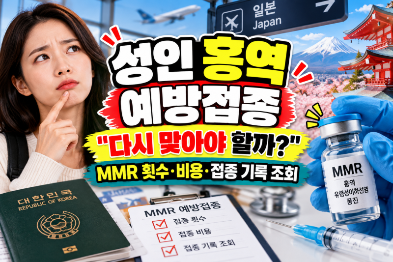 홍역 예방접종 "어릴 때 맞았는데 또 맞아야 할까?" … MMR 접종 시기·비용·횟수·기록 조회 ....