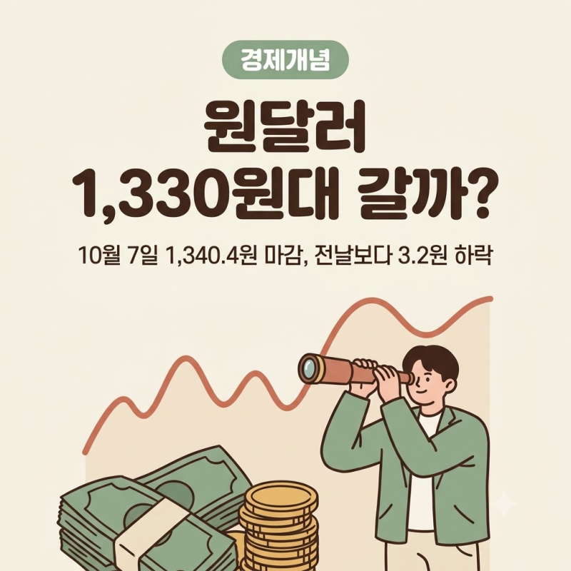 환율 전망 원달러 1330원대 갈까? 하락 이유와 해외주식 투자자 체크포인트