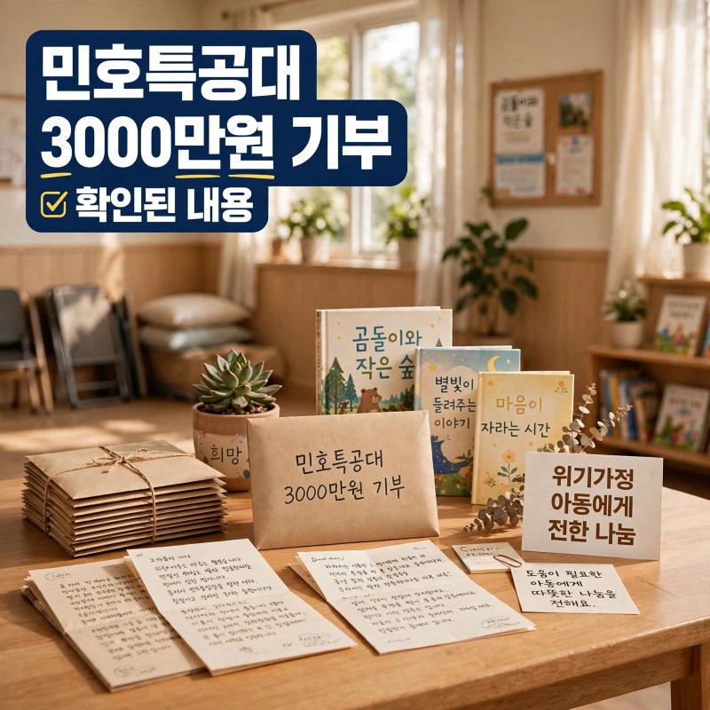 장민호 팬클럽 민호특공대 3000만원 기부, 확인된 내용과 의미