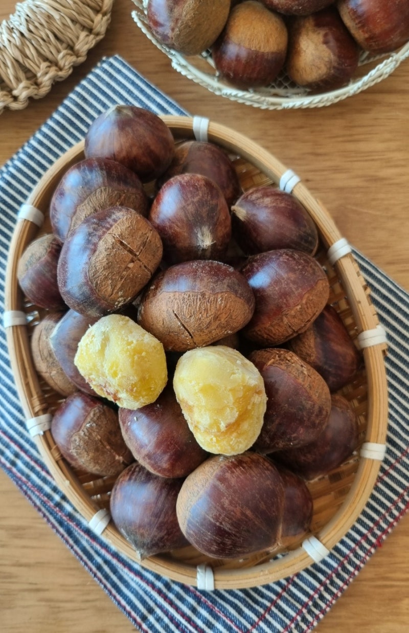 밤 삶는 방법 제철 밤 찔까? 삶을까? 밤 보관법