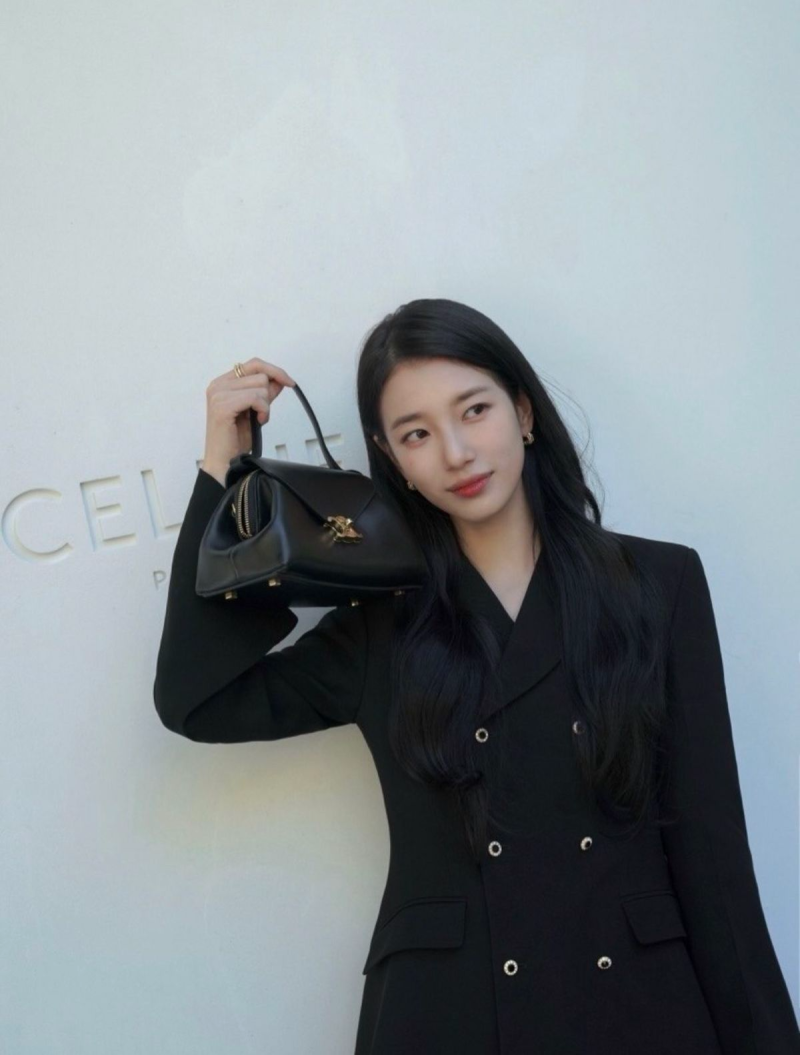 가방만 3개... 수지 파리 2천만원대 셀린느 패션