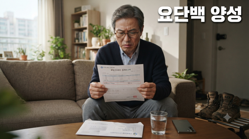 요단백 양성 뜻, 건강검진 약양성(±) 재검 기준