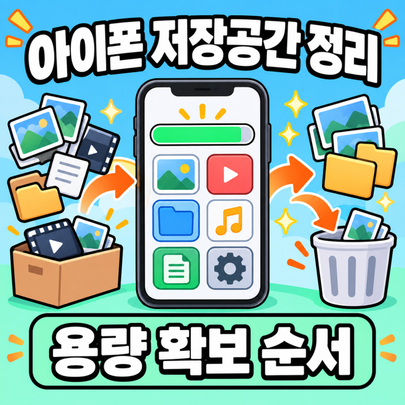 아이폰 저장공간 정리 방법, 부족할 때 사진·메시지·앱 순서와 시스템 데이터 확인