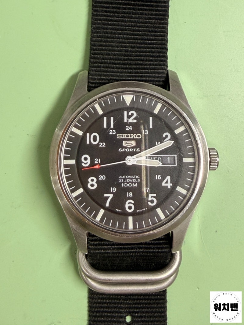 [SEIKO] 세이코 5 스포츠 7S36 무브먼트 교체 천안 아산 명품 시계수리 -워치맨-
