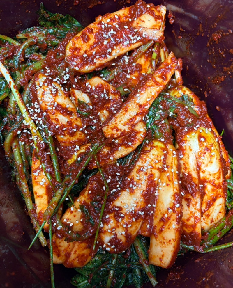 가을 알타리김치 담그는 방법 총각김치레시피 초롱무