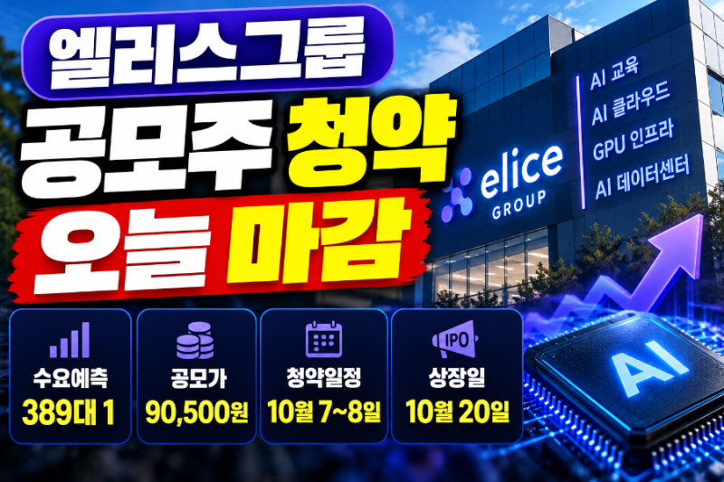 엘리스그룹 공모주 청약 오늘 마감…수요예측·공모가·상장일 총정리