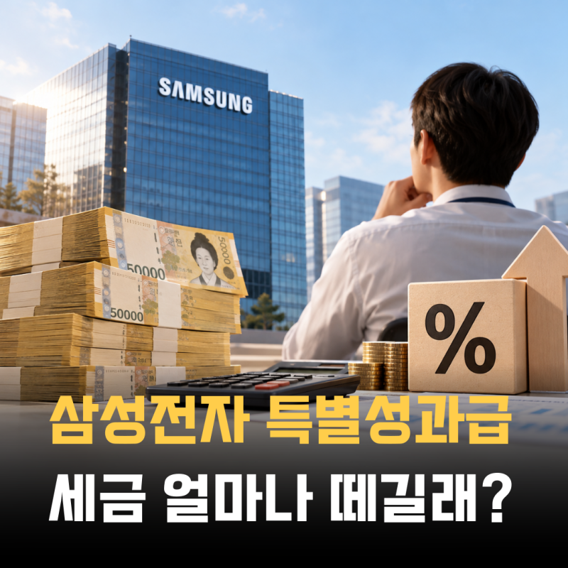 삼성전자 특별성과급, "세금이 이렇게 높다고?" 대체 얼마나 떼길래..