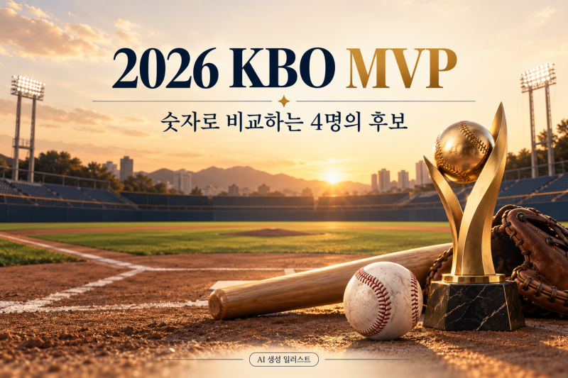 2026 KBO MVP 후보 성적 비교｜곽빈·김도영·힐리어드·오스틴, 누가 더 앞설까?