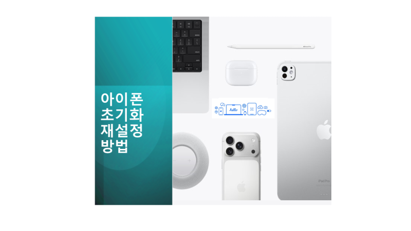 아이폰 초기화 재설정 방법