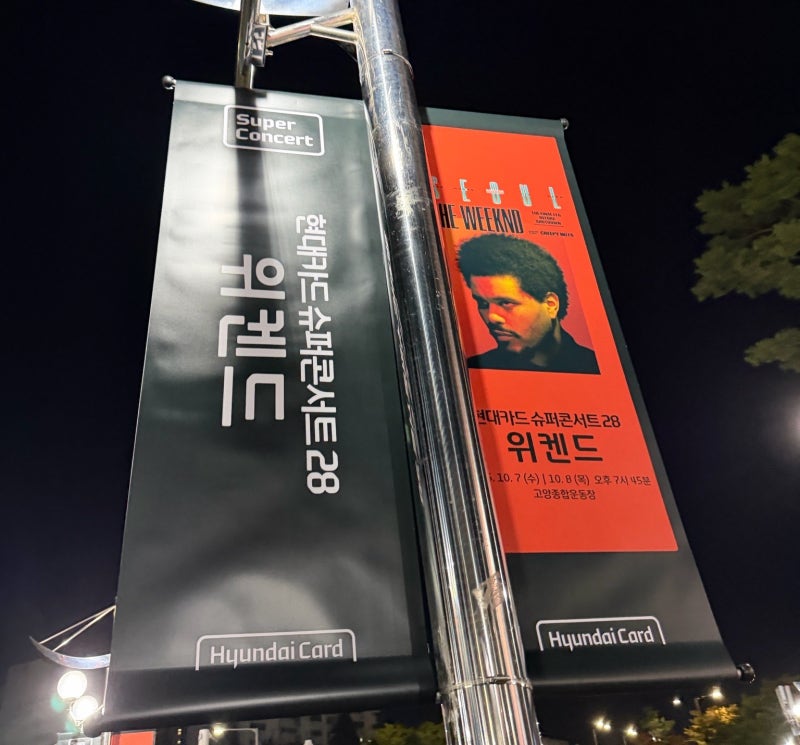 위켄드 내한콘서트 시간 주차, 고양종합운동장 스탠딩 좌석 시야 굿즈 총정리