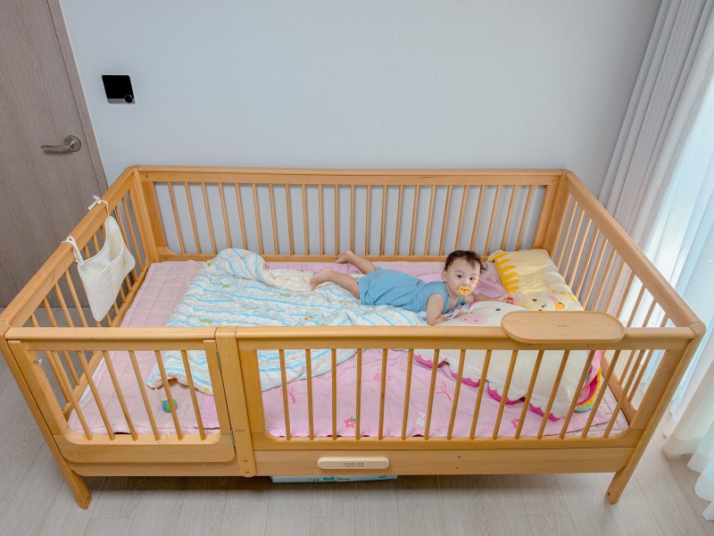 원목 아기침대 숲소리 포미오 만족뿐인 세달 사용 후기