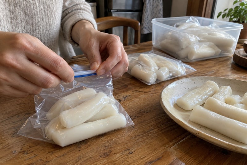 "냉장고에 넣었는데 왜 딱딱해질까?" 떡 보관법 실온 대신 바로 냉동실로 가는 이유 · 보관 ....
