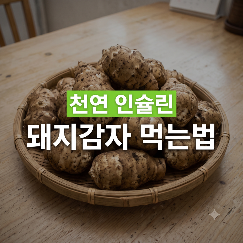 돼지감자 효능과 부작용, 보관법, 맛있게 먹는법 총정리