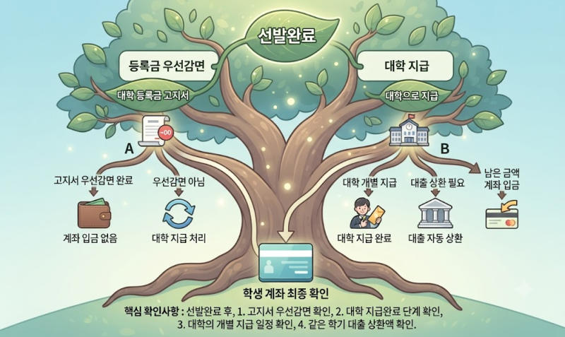 2026년 2학기 국가장학금 선발완료 후 지급일은? 늦을 때 확인 순서