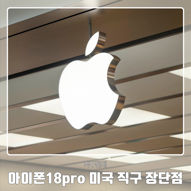 아이폰18프로 미국 직구 장단점