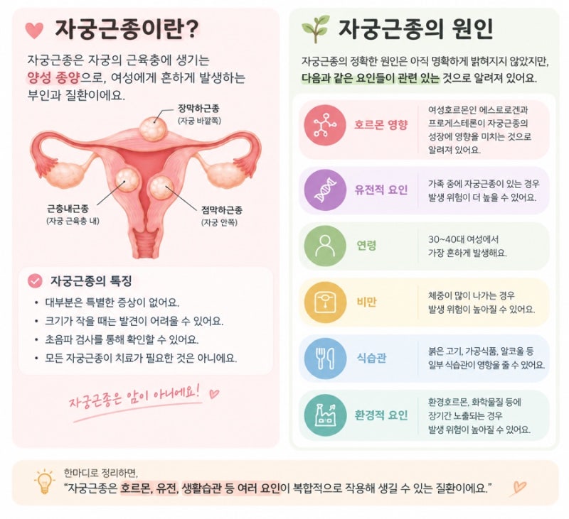 자궁근종 임신 준비, 괜찮을까? 자궁근종이 임신에 미치는 영향