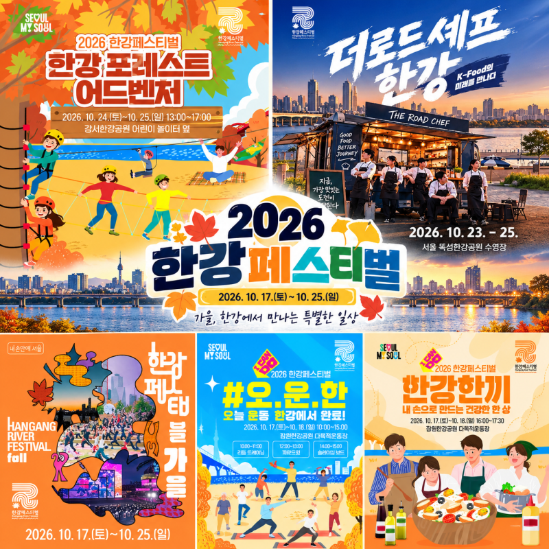 한강공원 축제 10월 총일정 정리｜2026 한강페스티벌·무료 공연·체험 예약 정리