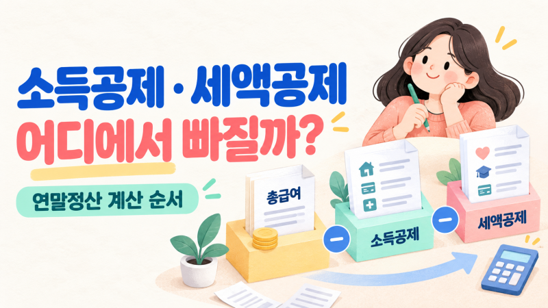 소득공제와 세액공제, 내 세금에 어떻게 반영될까?