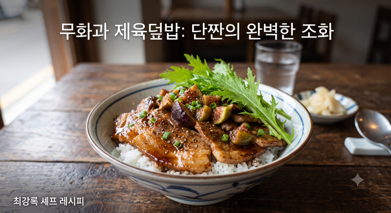 무화과 제육덮밥 만드는 법｜제철 무화과와 삼겹살 300g, 달콤 짭조름한 타래소스의 특별한 ....