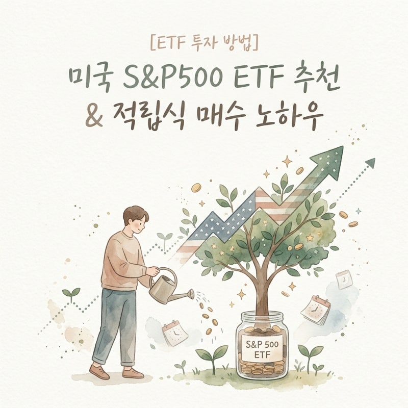 [ETF 투자 방법] 미국 S&P500 ETF 추천 및 적립식 매수 노하우