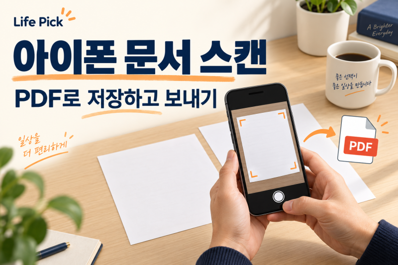 아이폰으로 서류를 PDF로 보내기｜메모·파일 스캔부터 누락 페이지 확인까지