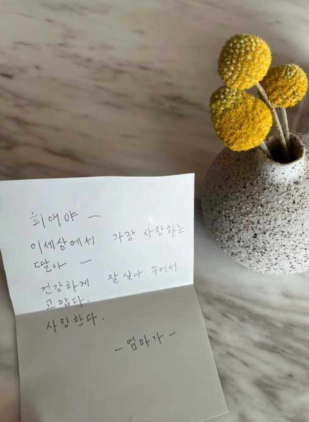 김희애 86세 엄마 공개, 59세 딸에게 남긴 손편지까지 뭉클했던 모녀 이야기