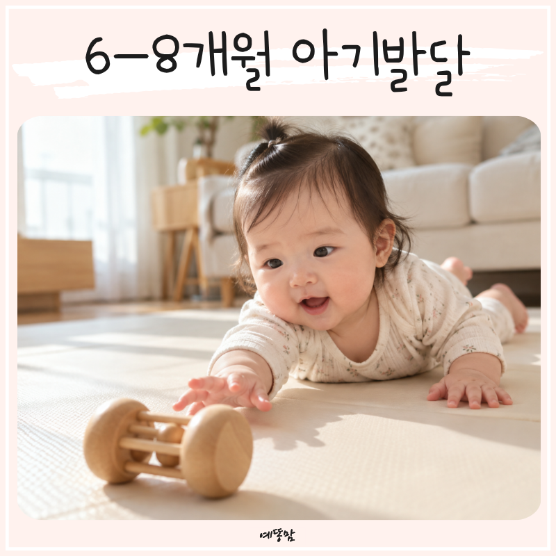 생후 6개월 7개월 8개월 아기발달, 이유식부터 놀아주기 장난감까지