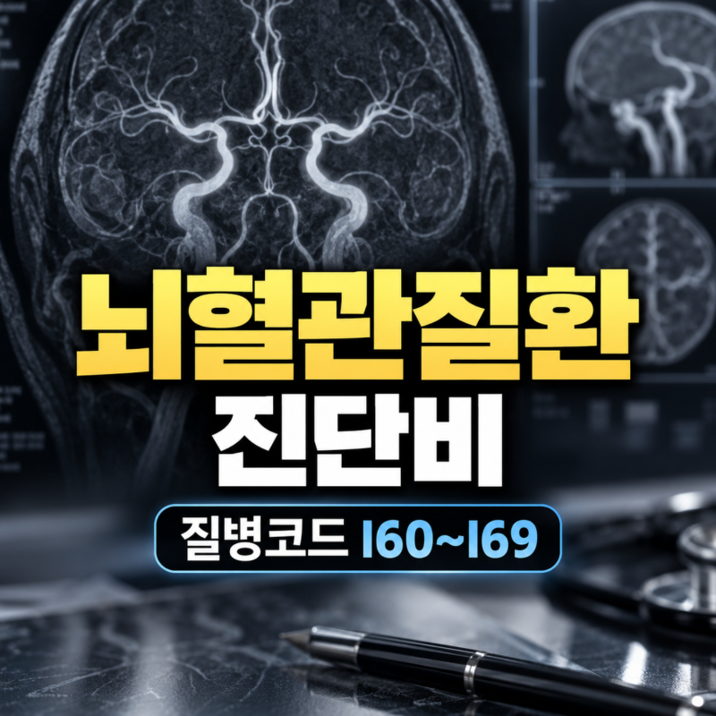 뇌혈관질환 진단비 코드 I60~I69, 모야모야 뇌동맥류까지 보장 범위
