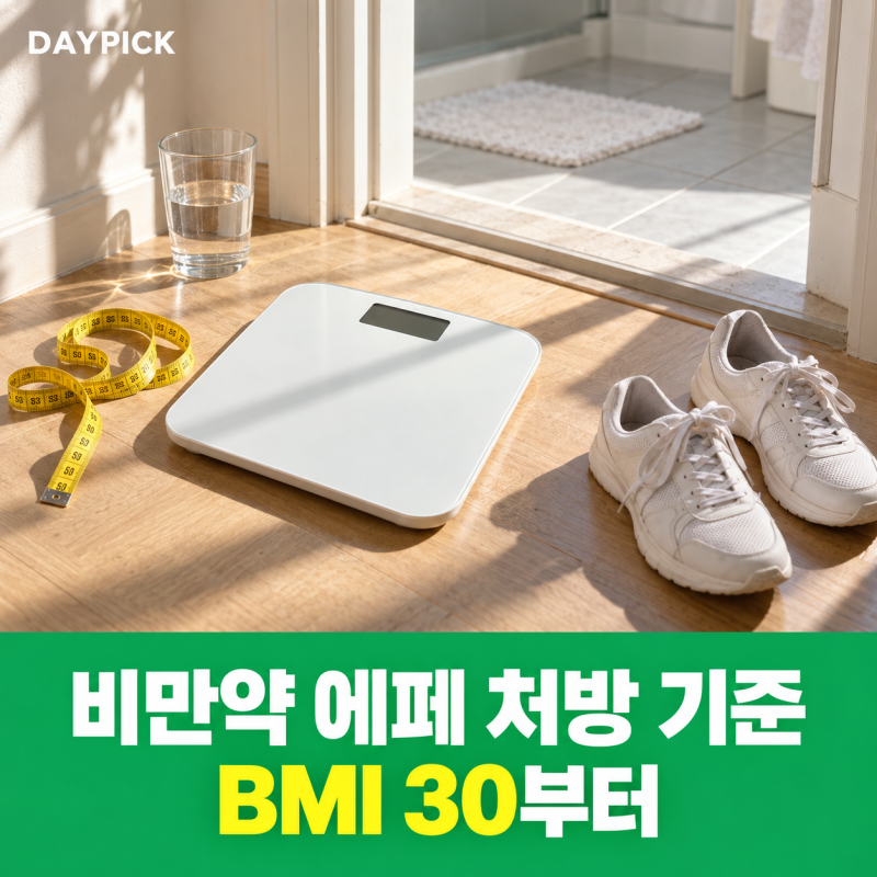 “비만약 에페 나도 맞을 수 있을까?” BMI 30부터, 27이면 동반질환 하나