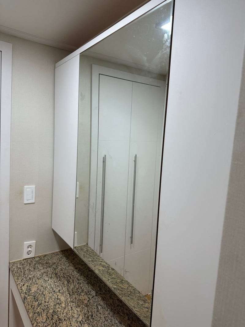 부산 화장대 수리｜거울 수납장 처짐, 무게 하중 보강 작업