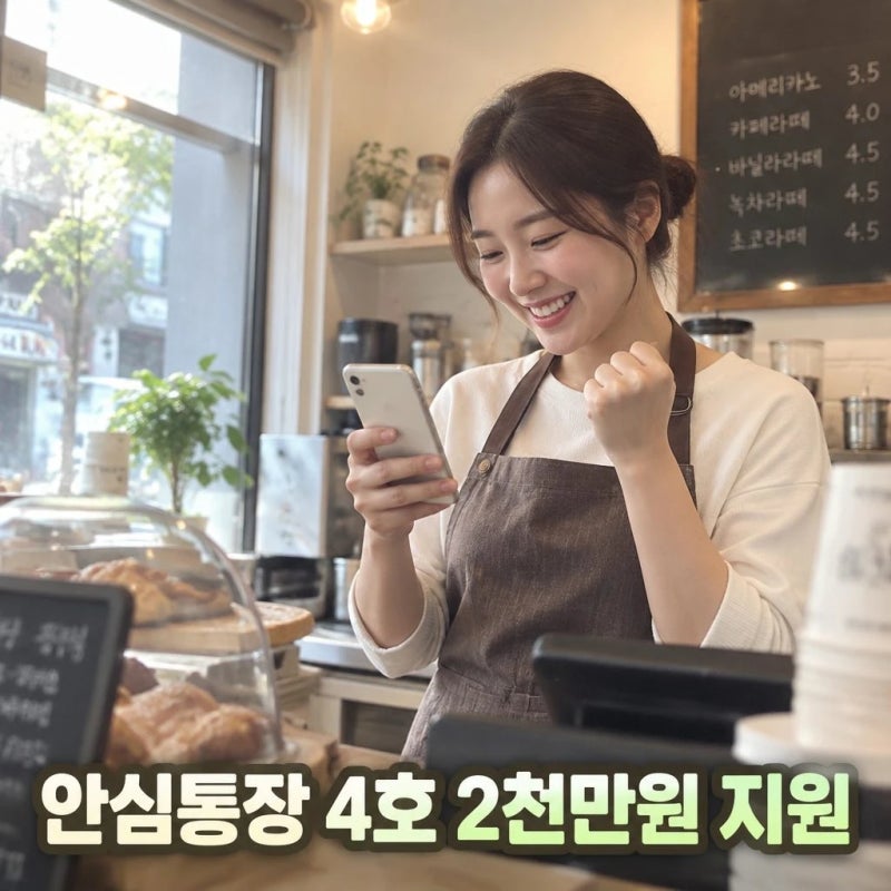 자영업자 안심통장 4호로 2천만원 지원 혜택!