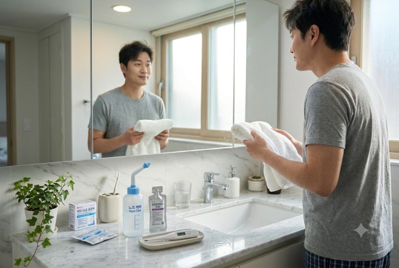 "비염약 먹어도 콧물이 줄줄? 알레르기가 아니라 혈관이 고장 난 신호입니다"