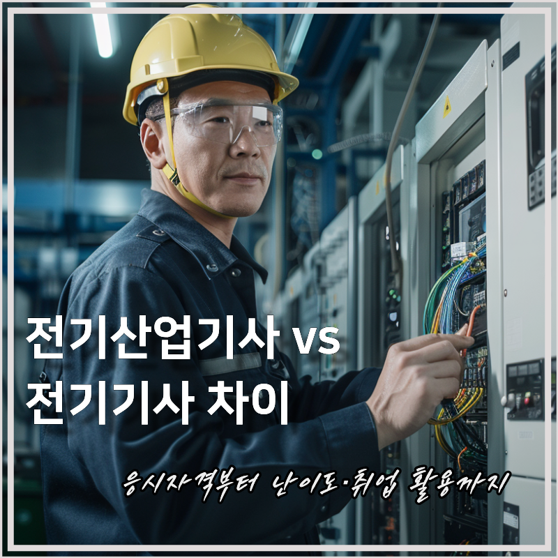 [전기산업기사 vs 전기기사 차이] 응시자격부터 난이도·취업 활용까지