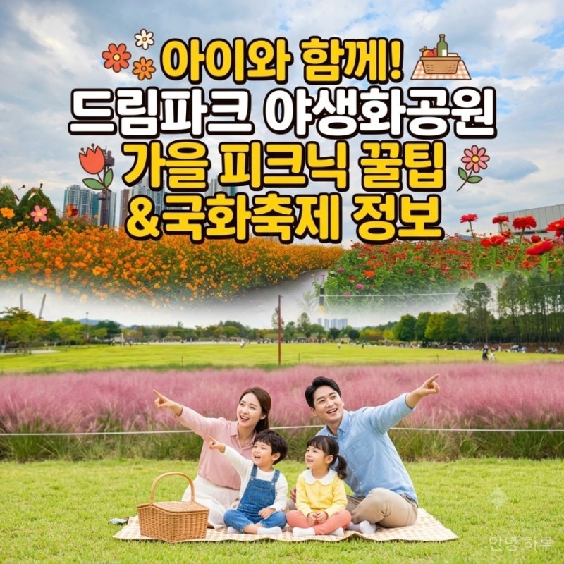 인천 드림파크 야생화공원 가을 피크닉 | 10월 개화 현황·무료 주차 꿀팁