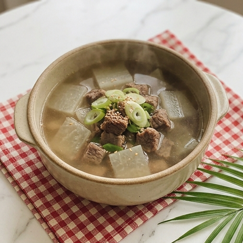 소고기무국 끓이는법 황금레시피 국간장 하나로 깊은 맛 내는 소고기뭇국