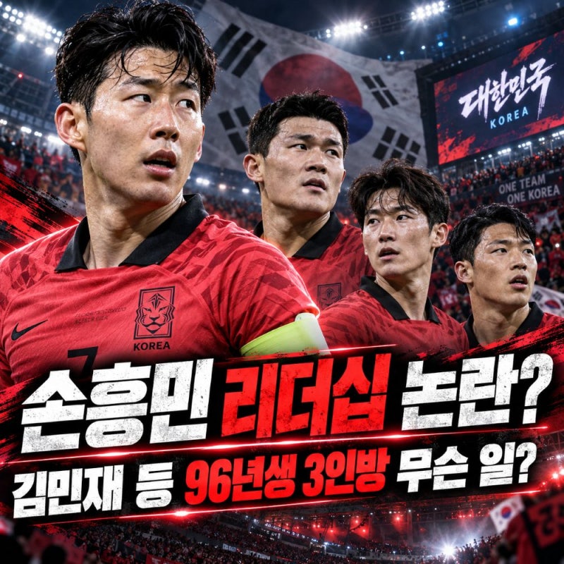 손흥민 리더십 진짜 문제 있나? 김민재 등 '96년생 3인방'과 갈등 폭발