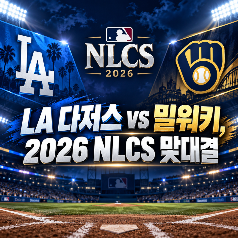 LA 다저스 vs 밀워키 NLCS 확정｜100승과 103승, 가을야구 승부처는?