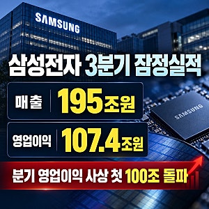 삼성전자 3분기 영업이익 역대 최대107조…내년 성과급 7억5000만원 정말 받나?