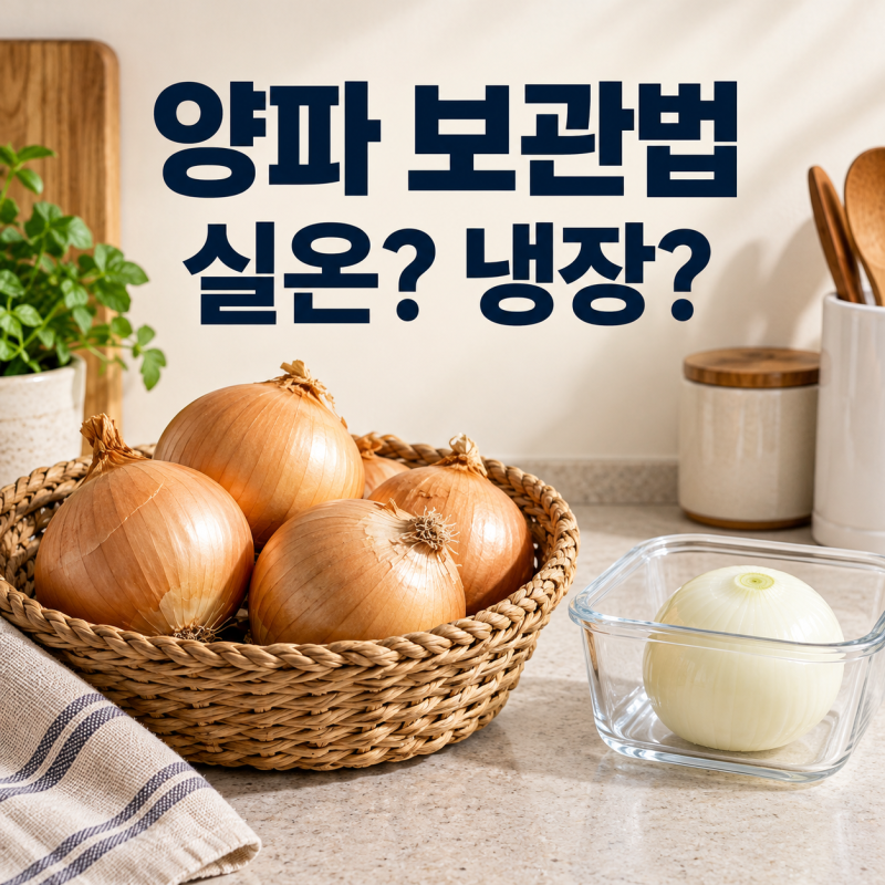 양파 보관은 실온일까 냉장일까? 통양파·깐 양파를 나눠 보세요