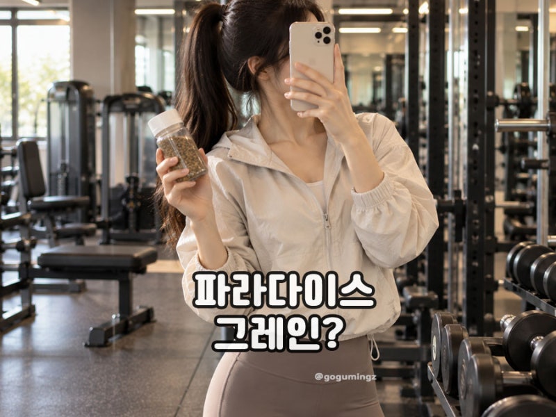 파라다이스그레인 효능, 섭취 전 꼭 확인해야할 것