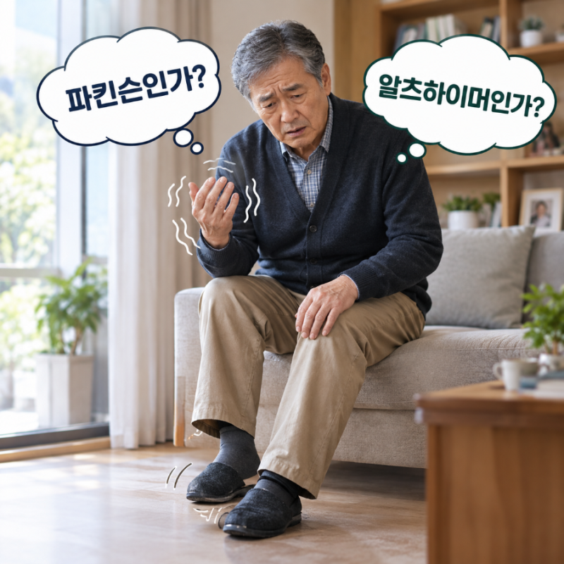 파킨슨병과 알츠하이머병, 차이점과 증상 알아보기