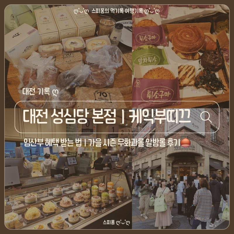 성심당 본점 임산부 혜택 총정리｜2026 가을 신메뉴 무화과롤·알밤롤·무화과와락·요피롤 솔....