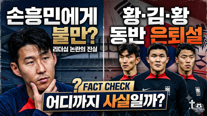 손흥민에게 불만? 황인범·김민재·황희찬 동반 은퇴설, 어디까지 사실일까