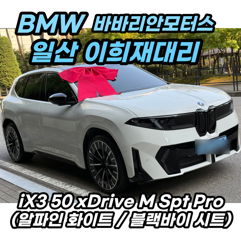 BMW iX3 출고후기! 풀체인지 완료 (프로패키지)