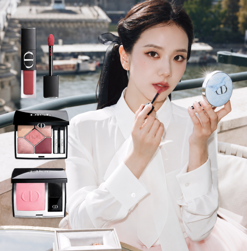 디올 2027 SS RTW 패션쇼 지수 메이크업 제품 뭘까? 립 아이섀도우 블러셔 정보