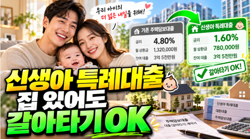 신생아 특례대출 받고 이사 못 간다? 실거주 의무 예외 4가지