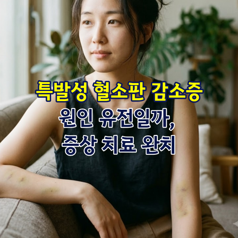 특발성 혈소판 감소증 원인 유전일까, 증상 치료 완치