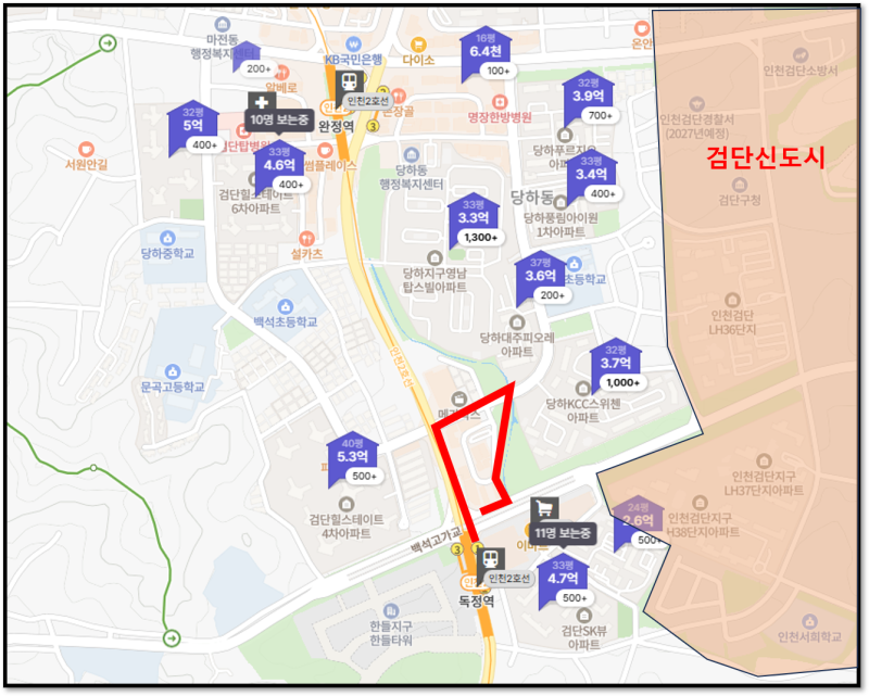 상가 월세 일할정산(일할계산) 방법과 권리금 잔금 지급 시기 (ft. 인천 독정역 미니임장)
