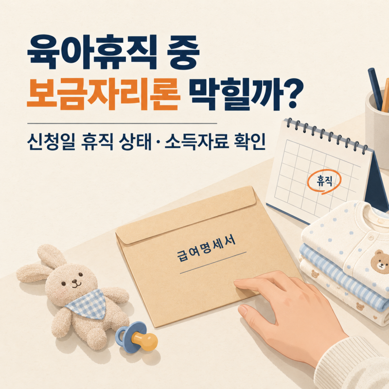 육아휴직 중 집 사려는데, 보금자리론 소득은 0일까요?