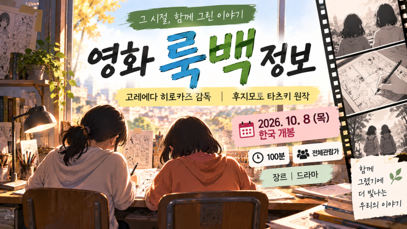 【 영화 룩백 정보 총정리｜고레에다 히로카즈 감독·출연진·줄거리·원작 】